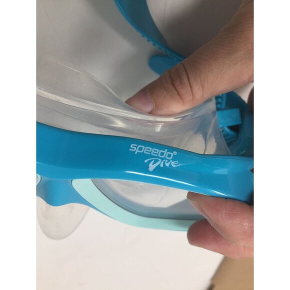 Speedo Dive Unisex Blue/Clear Swimming Goggles from Target - Picture 5 of 6